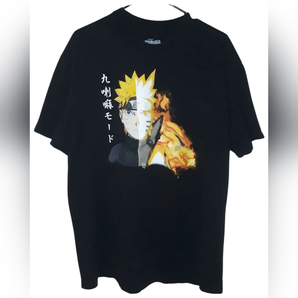 Naruto Shippuden Men's XL Black T-Shirt from Ripple Junction 2007